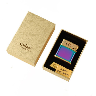 Vỏ Hột Quẹt Bật Lửa Chief CF219 Thiết Kế Cổ Điển Sang Trọng - Dùng Xăng Bấc Đá Cao Cấp