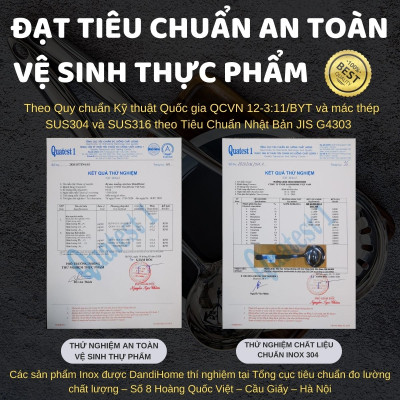 Combo các loại muỗng lẩu DandiHome inox cao cấp, sáng bóng