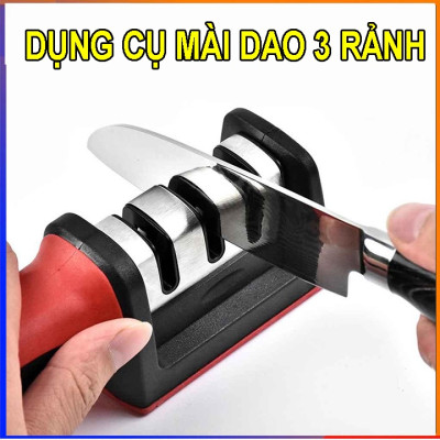 Dụng Cụ Mài Dao Kéo 3 Rãnh Cầm Tay Mài Dao Nhanh Bén Siêu Tiện Lợi