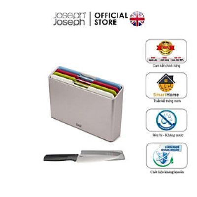 Bộ thớt Joseph Joseph 003406 - Folio Silver Regular Free Knife