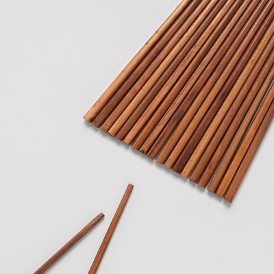 Bộ 10 đôi đũa gỗ căm xe Thăng Long PHUSANG được làm từ gỗ tự nhiên không phủ PU dùng trong nhà hàng khách sạn và bàn ăn