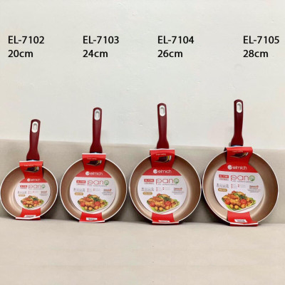 Chảo Chống Dính Sâu Lòng Cao Cấp Đáy Từ Elmich size 20/24/26/28cm Hàng Chính Hãng