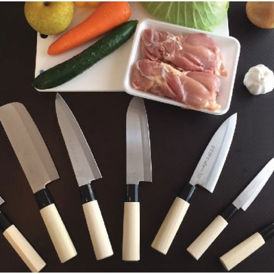 Dao làm bếp cao cấp Sumikama 29.5cm tặng kèm dụng cụ bào sợi rau củ/trái cây - nội địa Nhật Bản