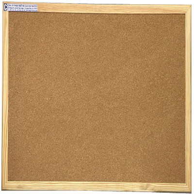 Bảng 2 mặt ghim vải bần và bút lông cao cấp KT 0,4x0,6m