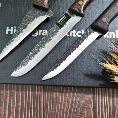 BỘ 3 DAO BẾP THÁI, LỌC MÃ QE1 TR8