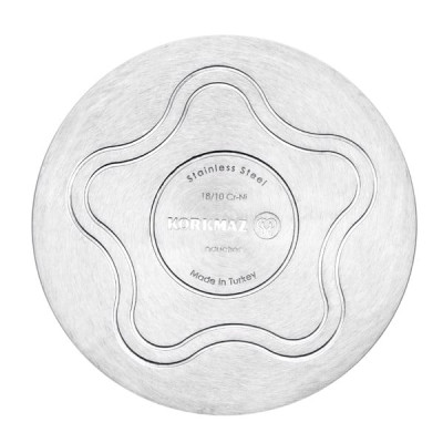 Nồi inox cao cấp Korkmaz Proline 2.8 lít thân thấp - A1169 - Hàng Chính Hãng