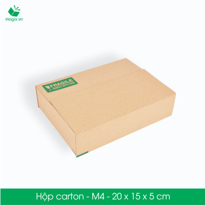 M4 - 20x15x5 cm - 50 Thùng hộp carton đóng hàng