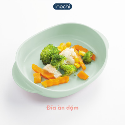 Bộ Đồ Ăn Dặm Cho Trẻ Em Amori Đạt Tiêu Chuẩn Xuất Nhật Bản , EU Đảm Bảo An Toàn Tuyệt Đối Cho Trẻ - Chính Hãng Inochi ( Tặng kèm khăn lau đa năng pakasa) 