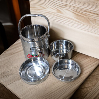 Hộp cơm - JYX ( LOGO CÔ GÁI ) giữ nhiệt chân không 304 bằng thép không gỉ 3 Tầng dung tích 1,3L & 1,9L cho học sinh công nhân văn phòng hộp cơm giữ nhiệt di động hộp cơm siêu bền