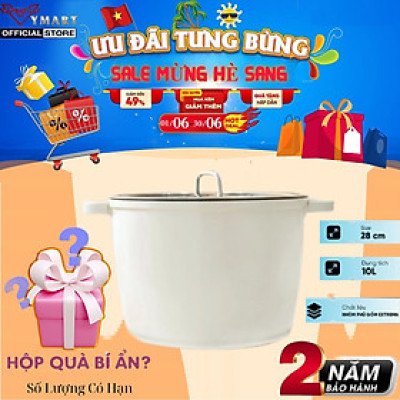 Bộ Nồi Chảo Phủ Gốm 5 Món Xtrema Chống Dính Haatz Hàn Quốc, Bền Bỉ, An Toàn Sức Khỏe, Hàng Chính hãng Bảo Hành 2 Năm