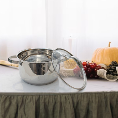 Nồi inox 304 cao cấp 5 đáy Kalpen Lermat size 20cm - Hàng chính hãng