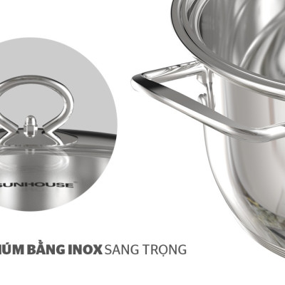 Nồi Inox 5 đáy SUNHOUSE SHG788-16