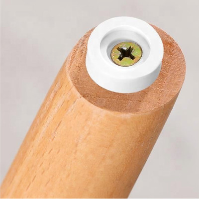 Bàn café hình tròn chân gỗ cách điệu ECOFURNIX BG215