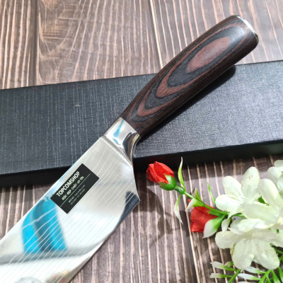 DAO - DAO BẾP NHẬT BẢN USUBA THÉP DAMASCUS MÃ A6 DT125 nt topcoomshop vn