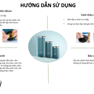 Ly giữ nhiệt XPLORIS - TUPPERWARE CHÍNH HÃNG