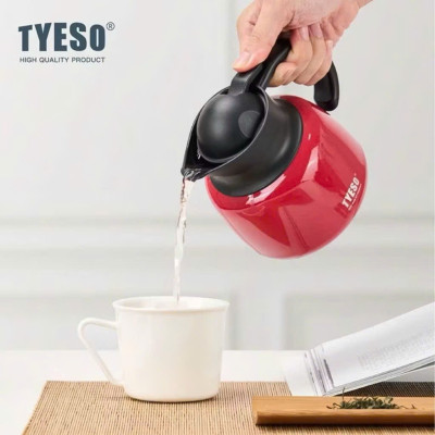 Bình trà giữ nhiệt TYESO TS-8875 600ml có lọc trà , Hàng chính hãng