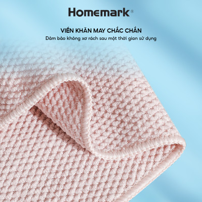 Khăn lau bếp đa năng siêu thấm hút, lau kính, xe ô tô, combo 5 cái Homemark