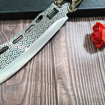 DAO BẾP , DAO CHẶT THÉP KHÔNG RỈ CAO CẤP MÃ A6 TR12 NTVN top