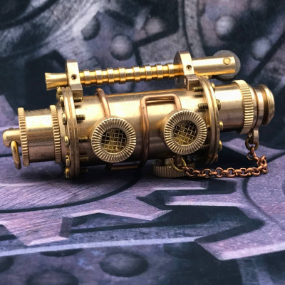 Vỏ Hột Quẹt Bật Lửa Xăng Đá Đồng Khối TC07 Thiết Kế Độc Lạ Màu Vàng - Dùng Xăng Bấc Đá Cao Cấp