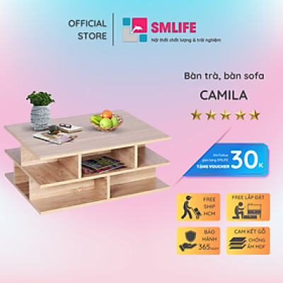 Bàn sofa phòng khách nhỏ gọn SMLIFE Camila