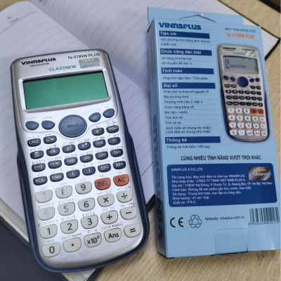 Máy tính học sinh Fx-570VN PLUS Phù Hợp Cho Học Sinh Lớp 6 Đến Đại Học, Bảo Hành 7 Năm