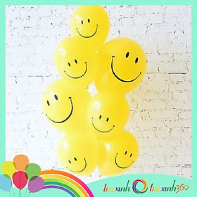 Bong bóng trang trí tiệc xinh hình mặt cười size 10