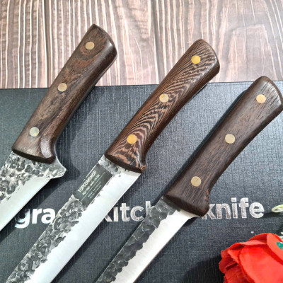 BỘ 3 DAO BẾP THÁI, LỌC MÃ QG1 TR8