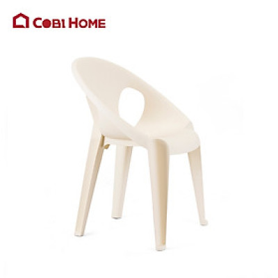 Ghế nhựa đúc liền khối, dạng ghế bành, kiểu châu âu, 3 màu . Nhập Khẩu Chính hãng cobi home.