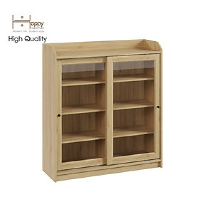 [Happy Home Furniture] RUNI, Tủ đựng đồ - 2 cánh cửa kính,  105cm x 37cm x 116cm ( DxRxC), TCL_001