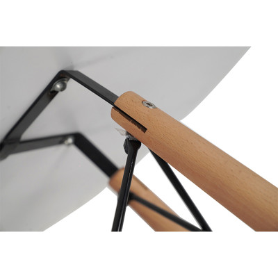 Bàn café hình tròn chân gỗ cách điệu ECOFURNIX BG215