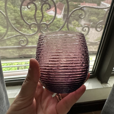 Bộ 6 cốc dáng bầu IVV GLUGLU 3 màu 250ml Made in Italy hàng chính hãng