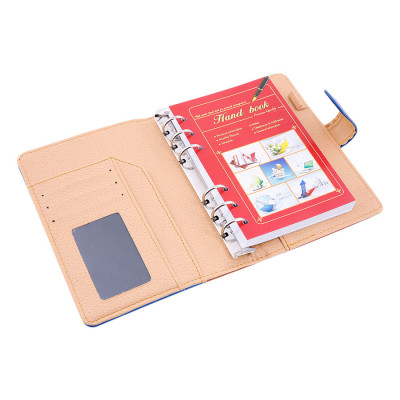 Bóp Sổ 6 Còng Da  Nhỏ  2 Màu (160 Trang) Uyên Loan - Màu Ngẫu Nhiên