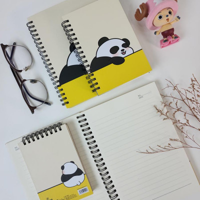 Sổ Lò Xo A5 - Kẻ Ngang 100 Trang 15 x 21 cm 80gsm - Panda - The Sun 02