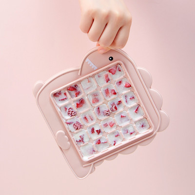 Khay Làm Kem, Đá, rau câu Hình Thú - Hàng chính hãng (Giao màu ngẫu nhiên)