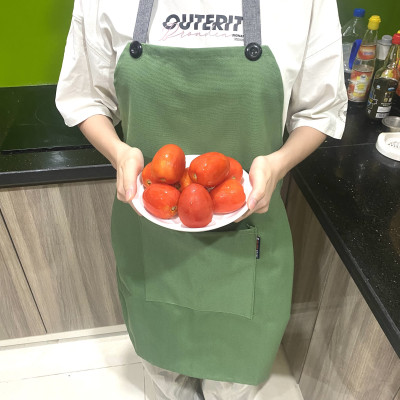 Tạp Dề Nấu Ăn, Pha Chế Vải Canvas Sang Trọng Dày Dặn Không Nóng Bí Hàng VN