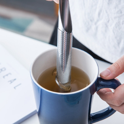 Dụng Cụ Lọc Trà KUNBE Chất Liệu Inox 304 Dạng Ống Lưới Nhỏ Gọn Tiện Lợi