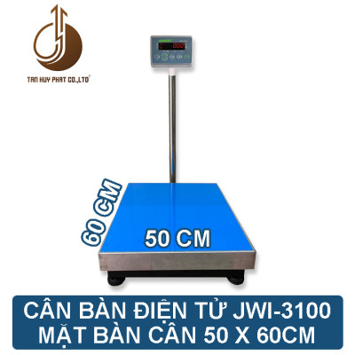 Cân Bàn Điện Tử JWI-3100 - Mặt Bàn Cân 500x600MM