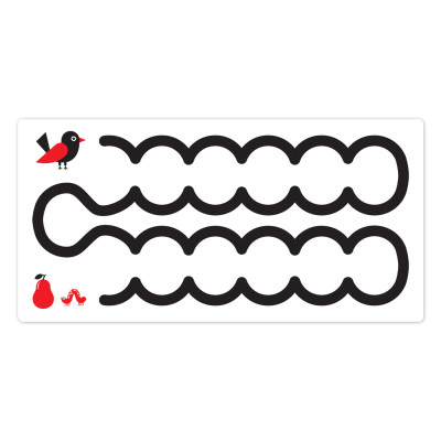 Thẻ Kích Thích Thị Giác Theo Phương Pháp Montessori - Theo Tớ Nào! - Dành cho trẻ 0-3 tuổi