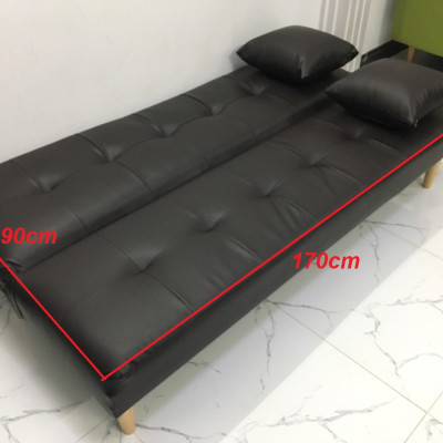 Ghế sofa bed, sofa giường màu đen SB14
