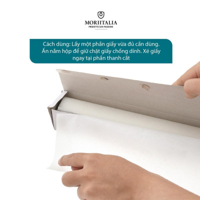 Giấy chống dính Moriitalia an toàn tiện lợi GCDD00009003 - 30cmx5m