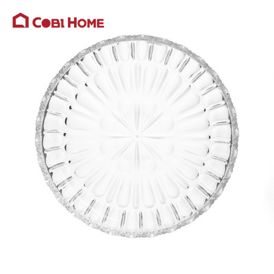 Khay trái cây nhựa JB vân gợn sóng - Trong suốt - Cobihome