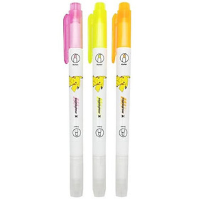 Vỉ 3 Bút Dạ Quang Pokemon - Plus 600-V024