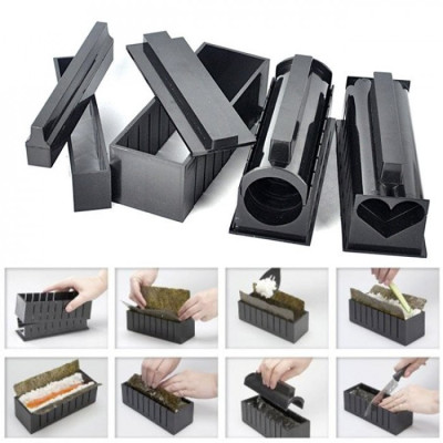 Bộ dụng cụ cuốn và tạo hình sushi 10 món siêu tiện lợi - Hàng chính hãng