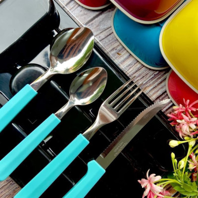 Bộ Dao thìa dĩa bàn ăn Tramontina TULUM 25 món siêu đẹp Hàng chính hãng