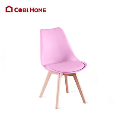 Ghế nhựa Viselium- Chân gỗ - Cobi home - NHẬP KHẨU CHÍNH HÃNG.