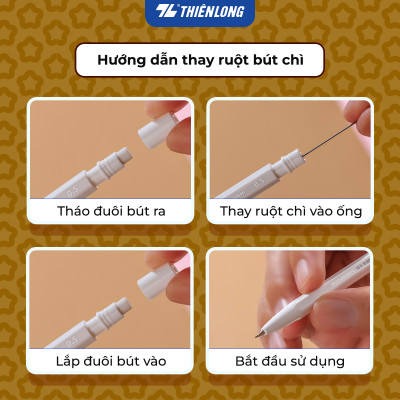 Bút chì bấm Hoshi Thiên Long PC-037/HS - Công nghệ Nhật Bản