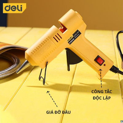 Súng Bắn Keo Deli 40W Chất Lượng Cao - Kích Thước Nhỏ Gọn, Công Suất Lớn, Nhỏ Gọn, Dễ Dàng Sử Dụng - DL2540 .