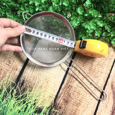 [MỚI] Rây Bột Inox Có Tay Cầm - Combo 2 size 12, 14cm. Chuyên phục vụ Sp Gia dụng, Khuôn làm bánh, Dụng cụ học Sinh, Nhà