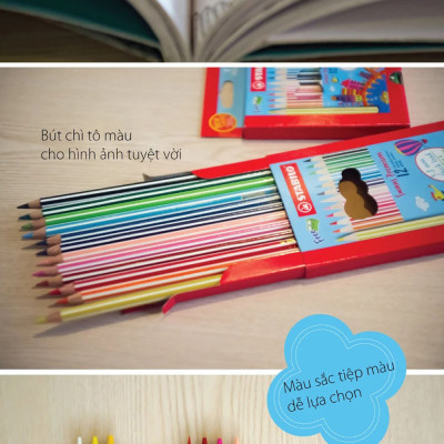 Bộ bút chì màu Swans 12 màu - Bộ 2 hộp 12 cây dài (CLP1867L-C2)