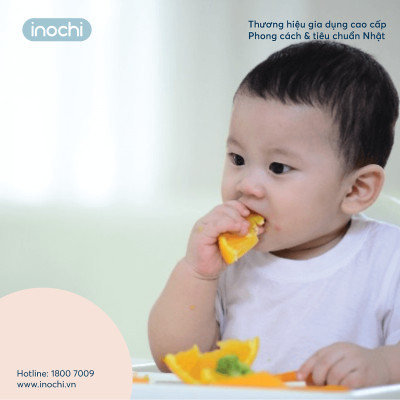 Bộ Đồ Ăn Dặm Cho Trẻ Em Amori Đạt Tiêu Chuẩn Xuất Nhật Bản , EU Đảm Bảo An Toàn Tuyệt Đối Cho Trẻ - Chính Hãng Inochi ( Tặng kèm khăn lau đa năng pakasa) 